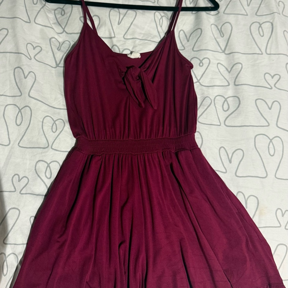 Garage Burgundy Romper